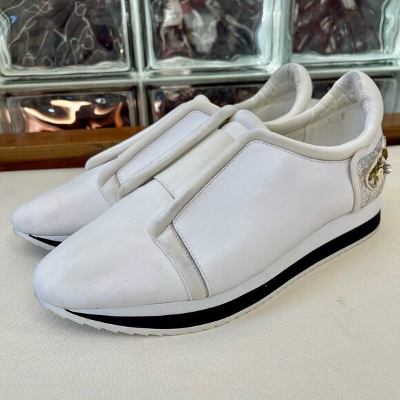 Karl Lagerfeld Mens Sneakers White Sequin 11 main image 8